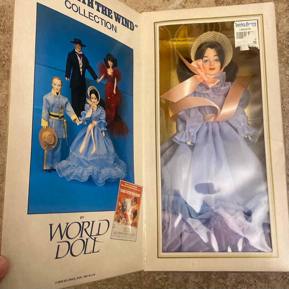 Gone With The Wind World Doll 1989 Limited Edition Collectible  Doll Melanie NIB